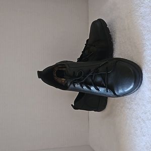 Born | Women's Black Kester Oxford Sneakers Leather Lace-Up Sz 7